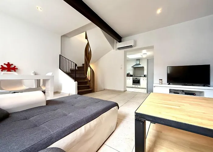 L'eva-ambre - 2 - Parking & Clim Apartamento *